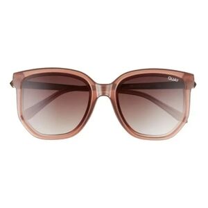 Quay Australia-NWOT "Coffee Run" Polarized Gradient Round Cat Eye Sunglasses